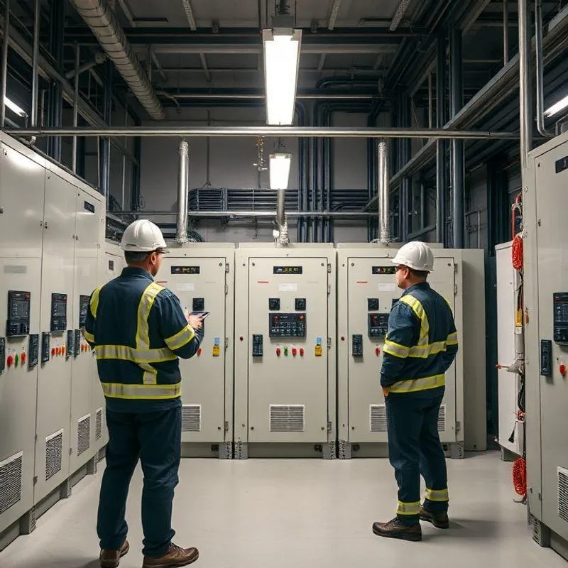 Estrutura metálica de painel elétrico apresentada no artigo histórico
